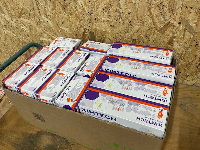 Kimtech pfe latex wegwerphandschoenen (1800x) - afbeelding 2 van  2