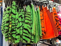 Kind carnaval feest pluche rokjes - afbeelding 1 van  4