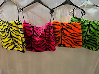Kind carnaval feest pluche rokjes - afbeelding 4 van  4