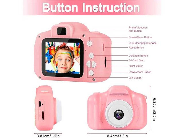 Kinder fotocamera (15x) - afbeelding 4 van  5