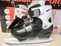 Kinder ijshockeyschaatsen van nijdam verstelbaar maat 30 tot 33