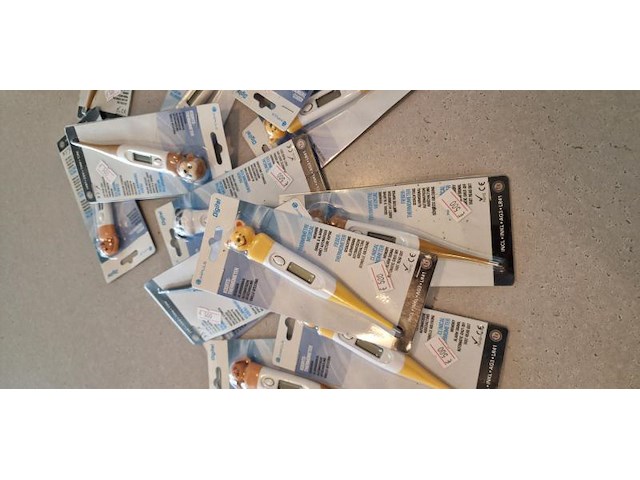 Kinder koorts thermometers 25 stuks - afbeelding 4 van  7