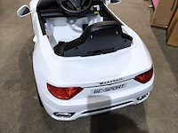 Kinder maserati op accu ca. 120 cm lang, wit - afbeelding 3 van  8