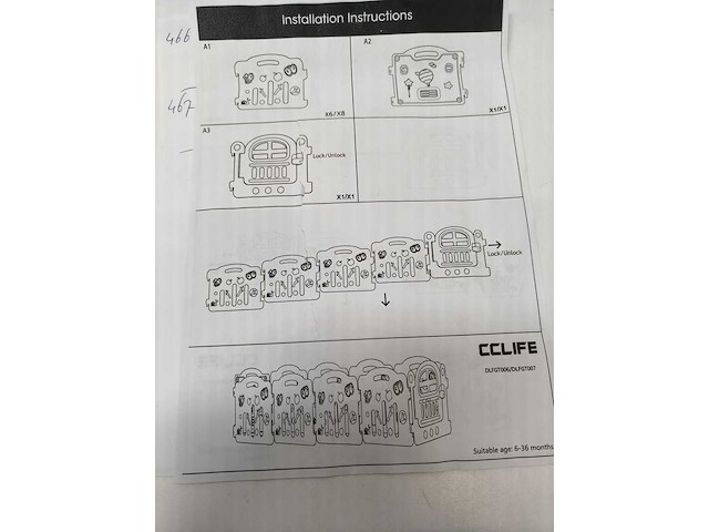 Kinderafzetting cclife, diverse kleuren - afbeelding 2 van  3