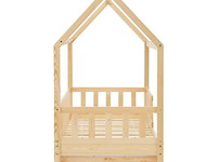 Kinderbed marli - 80 x 160 cm - houtkleur - incl. bedlades - afbeelding 6 van  16