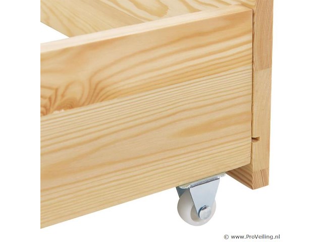 Kinderbed marli - 80 x 160 cm - houtkleur - incl. bedlades - afbeelding 12 van  16