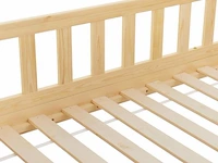 Kinderbed marli - 80 x 160 cm - houtkleur - incl. bedlades - afbeelding 11 van  16