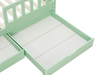 Kinderbed marli - 80 x 160 cm - mint - incl. bedlades - afbeelding 8 van  16