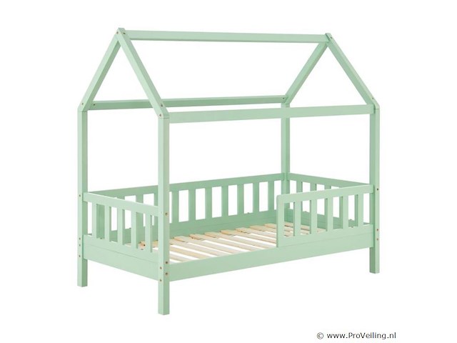 Kinderbed marli - 80 x 160 cm - mint - incl. bedlades - afbeelding 4 van  16