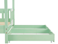 Kinderbed marli - 80 x 160 cm - mint - incl. bedlades - afbeelding 7 van  16