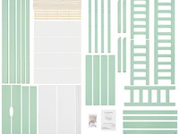 Kinderbed marli - 80 x 160 cm - mint - incl. bedlades - afbeelding 14 van  16