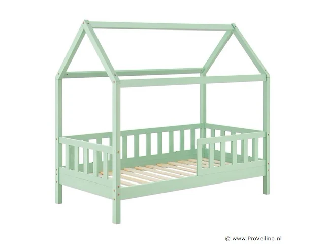 Kinderbed marli - 80 x 160 cm - mint - incl. bedlades - afbeelding 4 van  16
