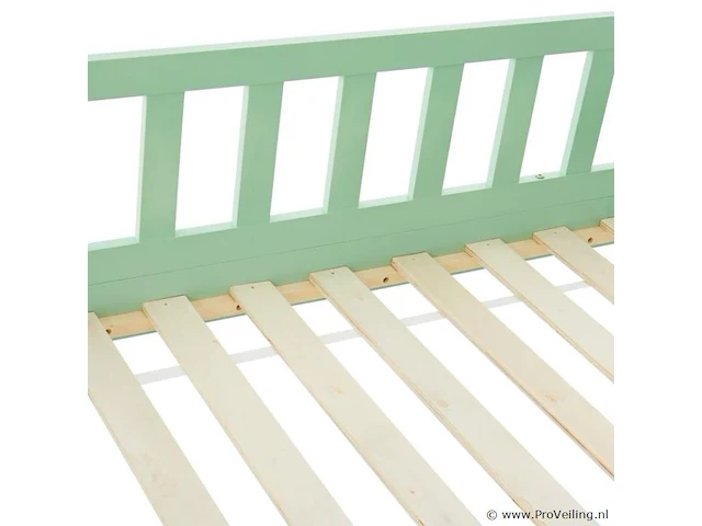 Kinderbed marli - 80 x 160 cm - mint - incl. bedlades - afbeelding 11 van  16