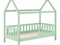 Kinderbed marli - 80 x 160 cm - mint - incl. bedlades - afbeelding 4 van  16