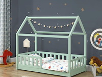 Kinderbed marli - 80 x 160 cm - mint - afbeelding 2 van  6