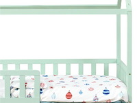 Kinderbed marli - 80 x 160 cm - mint - afbeelding 4 van  6