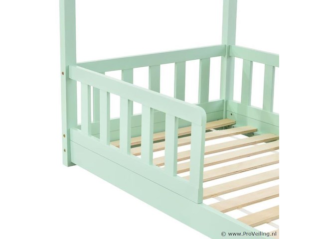 Kinderbed marli - 80 x 160 cm - mint - afbeelding 5 van  6