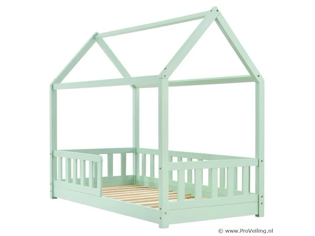 Kinderbed marli - 80 x 160 cm - mint - afbeelding 1 van  6