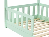 Kinderbed marli - 80 x 160 cm - mint - afbeelding 5 van  6