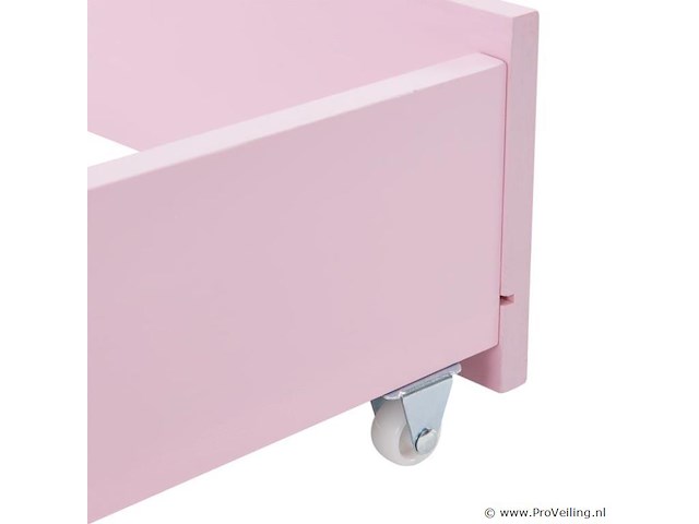 Kinderbed marli - 80 x 160 cm - roze - incl. bedlades - afbeelding 12 van  16