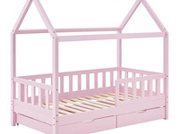 Kinderbed marli - 80 x 160 cm - roze - incl. bedlades - afbeelding 2 van  16