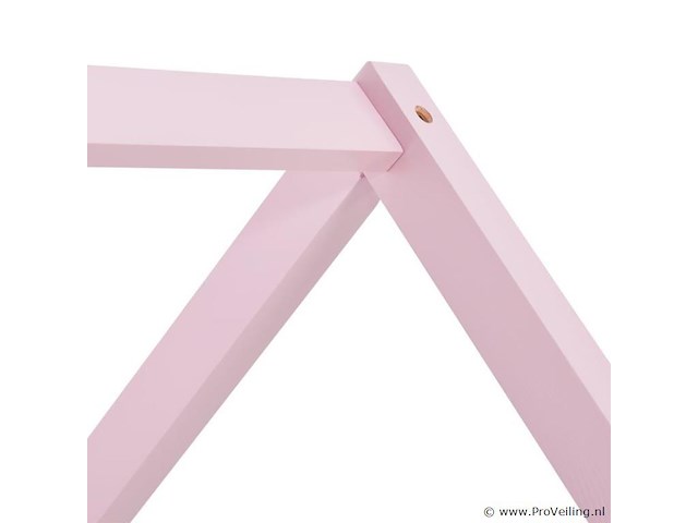 Kinderbed marli - 80 x 160 cm - roze - incl. bedlades - afbeelding 13 van  16