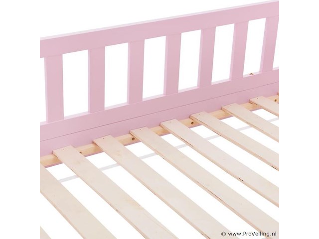 Kinderbed marli - 80 x 160 cm - roze - incl. bedlades - afbeelding 11 van  16