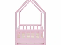 Kinderbed marli - 80 x 160 cm - roze - incl. bedlades - afbeelding 6 van  16