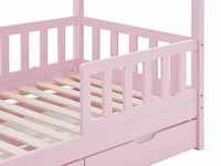Kinderbed marli - 80 x 160 cm - roze - incl. bedlades - afbeelding 10 van  16