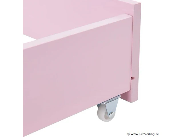 Kinderbed marli - 80 x 160 cm - roze - incl. bedlades - afbeelding 12 van  16