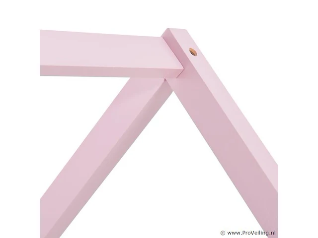 Kinderbed marli - 80 x 160 cm - roze - incl. bedlades - afbeelding 13 van  16