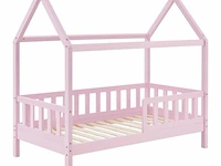 Kinderbed marli - 80 x 160 cm - roze - incl. bedlades - afbeelding 4 van  16