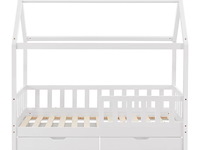 Kinderbed marli - 80 x 160 cm - wit - incl. bedlades - afbeelding 3 van  16