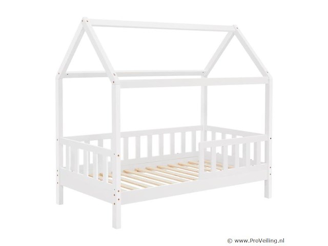 Kinderbed marli - 80 x 160 cm - wit - incl. bedlades - afbeelding 4 van  16