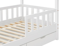 Kinderbed marli - 80 x 160 cm - wit - incl. bedlades - afbeelding 10 van  16