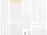 Kinderbed marli - 80 x 160 cm - wit - incl. bedlades - afbeelding 14 van  16