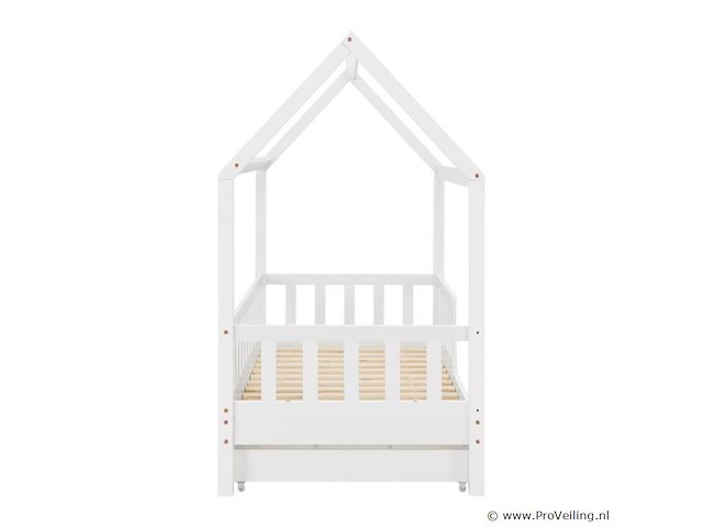 Kinderbed marli - 80 x 160 cm - wit - incl. bedlades - afbeelding 6 van  16