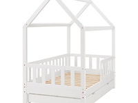 Kinderbed marli - 80 x 160 cm - wit - incl. bedlades - afbeelding 5 van  16