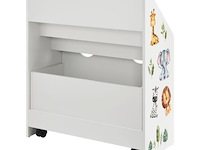 Kinderboekenkast - 63 x 30 x 70 cm - wit - afbeelding 6 van  7