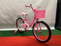 Kinderfiets 20 inch roze - afbeelding 1 van  3