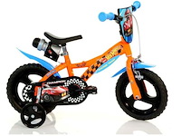 Kinderfiets dino bikes, 612l-hw hotwheels 12inch, oranje/zwart/blauw - afbeelding 1 van  3