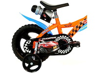 Kinderfiets dino bikes, 612l-hw hotwheels 12inch, oranje/zwart/blauw - afbeelding 2 van  3