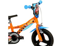 Kinderfiets dino bikes, 612l-hw hotwheels 12inch, oranje/zwart/blauw - afbeelding 3 van  3