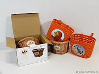 Kinderfiets mandje bike basket - 4 stuks - afbeelding 1 van  2