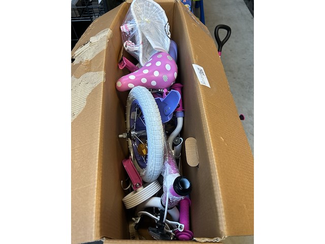 Kinderfiets meisjes 12 inch met twee handremmen volare, roze - afbeelding 2 van  4