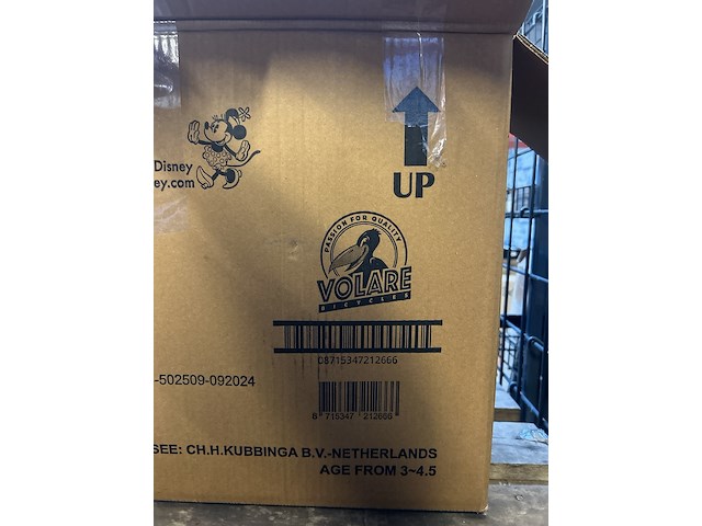 Kinderfiets meisjes 12 inch met twee handremmen volare, roze - afbeelding 3 van  4