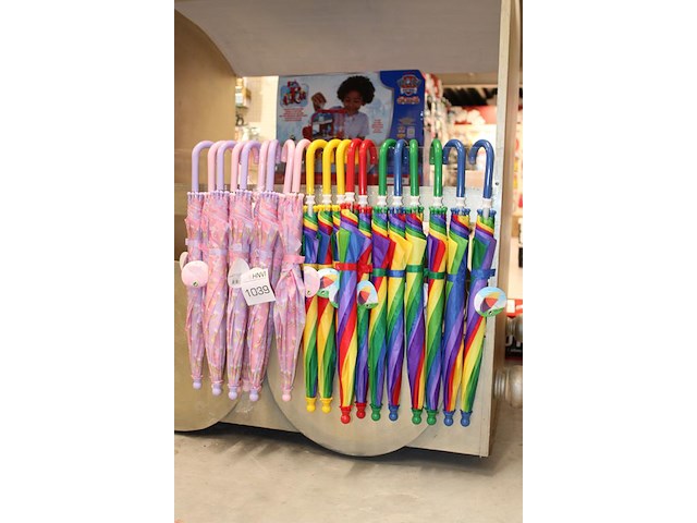 Kinderparaplu's upi in diverse kleuren, 20 stuks. - afbeelding 2 van  2