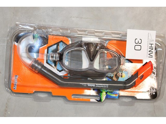 Kindersnorkelset bestway bestaande uit snorkel, zwemvliezen en bril. - afbeelding 2 van  2
