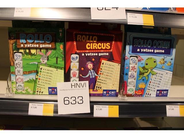 Kinderspellen huch, rollo circus, drie stuks, diverse uitvoeringen - afbeelding 1 van  1