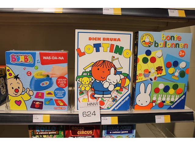 Kinderspellen ravensburger lottino en nijntje en studio100 bumba. - afbeelding 1 van  1